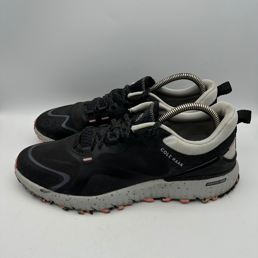 Cole Haan Zerogrand Overtake Trail Terrain Running Shoes Women 10B Black Leopard